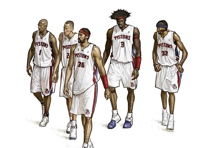 底特律活塞补强内线防守 勾勒2003-04赛季冠军之路